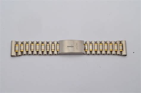 Breitling Aerospace Titan Bracelet Vintage 20mm Rare Titan